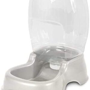 Petmate Pet Cafe Waterer Cat and Dog Water Dispenser 4 Sizes, Pearl White