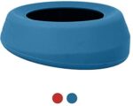 Kurgo Splash Free Wander Water Bowl, No Spill Canine Journey Bowl, Transportable No Mess Bowl for Canine, Splash Much less Automobile Bowl for Pets, Automobile Equipment, 24 ounces, Coastal Blue and Chili Pink