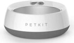 PETKIT ‘FRESH METAL’ Giant Anti-Bacterial Machine Washable Good Meals Weight Calculating Digital Scale Pet Cat Canine Bowl Feeder w/ Inlcuded Batteries and Ejectable Stainless Bowl, One Dimension, Gray