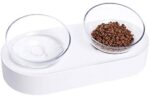 PETKIT Elevated Cat Food Bowls, Tilted Pet Raised Bowls with Stand for Cats and Small Dogs, Stress Free, Food Grade Material Nonslip No Spill Cat Bowls for Food and Water Dishwasher Safe