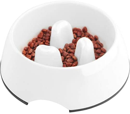 Tremendous Design Anti-Gulping Canine Bowl Gradual Feeder, Interactive Bloat Cease Pet Bowl for Quick Eaters