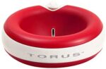 Torus Pet Water Bowl | 2-Liter | Recent Filtered Water | Wholesome & Hygienic Pet Bowl | for Small, Medium, Giant Canine, Cats & Different Pets