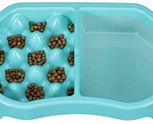 Neater Pet Brands - Neater Slow Feeder - Fun, Healthy, Stress Free Dog Bowl Helps Stop Bloat Prevents Obesity Improves Digestion (2.5 Cup, 6 Cup, Double Diner/w Water Bowl)