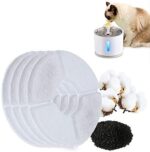 Beacon Pet 4PCS Substitute Fountain Filters Water Fountain Computerized Pet Fountain Filters for Cats, Canines, A number of Pets