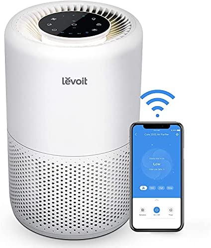 LEVOIT Good WiFi Air Air purifier for Dwelling, Alexa Enabled H13 True HEPA Filter for Allergic reactions, Pets, People who smoke, Smoke, Mud, Pollen, 24dB Quiet Air Cleaner for Bed room with Show Off Design, Core 200S