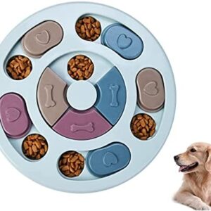 Dog Puzzle Toys,Dog Puzzles,Puppy Puzzle Game Toy,Dog Puzzles for Smart Dogs,Dog Interactive Feeder Bowl,Dog Slow Feeder Puzzle Toy for Pet Dogs Puppy Cats Prevent Boredom and Upset