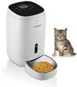 Babycoco Sensible Pet Feeder Designed for Cats and Canines, Pet Automated/Guide Meals Dispenser with Stainless Metal Meals Bowl, Portion Management & Voice Recording