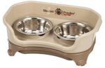 Neater Feeder Specific Elevated Canine and Cat Bowls – Raised Pet Dish – Stainless Metal Meals and Water Bowls for Small to Giant Canines and Cats