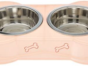 Loving Pets Dolce Diner Dog Bowl, Small, 1 Pint, Pink