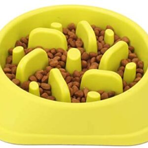 NOYAL Dog Slow Feeder Bowl, Non Slip Puzzle Bowl - Anti-Gulping Pet Slower Food Feeding Dishes - Interactive Bloat Stop Dog Bowls - Durable Preventing Choking Healthy Design Dogs Bowl