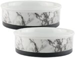 Bone Dry Elegant Marble Design Ceramic Pet Bowl