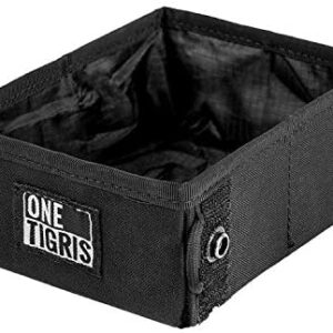 OneTigris Military Pet Bowl Collapsible 32 oz Treat Food & Water Holder for Small to Medium Puppy Dog