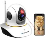 Pet Camera, VSTARCAM Cat Camera with Laser Wireless Cat Camera 1080P Baby Monitor Camera with 2 Way Audio, Night Vision Sound Motion Alerts, APP Remote Control Home Security Camera for Pet & Baby