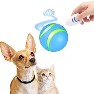 Interactive Pets Toys Wicked Balls for Dogs & Cats USB Rechargeable Smart Ball Remote Control Busy Ball, Magic Automatic Light Up Vibrating to Attract Active Kitty&Puppy’s Attention