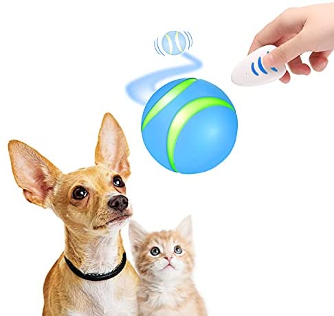 Interactive Pets Toys Depraved Balls for Canines & Cats USB Rechargeable Sensible Ball Distant Management Busy Ball, Magic Automated Gentle Up Vibrating to Appeal to Energetic Kitty&Pet’s Consideration