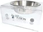 PetFusion Elevated Dog Bowls, Cat Bowls. [Attach, Detach, Add On, Mix Match Short 4" & Tall 8"]. Buy Singles or Pairs