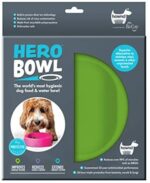 hownd Hero Canine Bowl Pet Merchandise- Antimicrobial Canine Bowl – Actively Kills Microbes, Reminiscent of Micro organism, Mould and Fungi, as much as 99.99% on Bowls Floor- Hygienic Canine Bowl (Small, Spring Inexperienced)