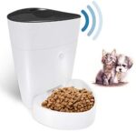 Computerized Cat Feeder, Sensible Pet Feeder with Telephone Management, Meals Dispenser for Cats, Canines & Small Pets , 2.4G Wi-Fi Enabled, Portion Management, 4L