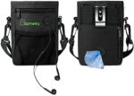 SOMEITY Canine Deal with Pouch for Coaching, Constructed-in Poop Bag Dispenser, Simply Carries Pet Toys, Kibble and Treats, Working Waist Bag, Fanny Pack