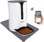 Beirui 7L Giant Capability Automated Canine Feeder for Giant Medium Small Canines Cats – High quality Sensible Pet Feeder Meals Dispenser with Non Slip Waterproof Pet Meals Mat