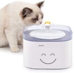 Jnwayb Cat Water Fountain Extremely-Silent Pump Automated Pet Water Fountain Canine Water Dispenser with A number of-Layer Filter Canine Cat Well being Caring Fountain 2.5L B92 (Fountain)