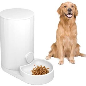 OMLTER Pet Feeder Bowl, Smart Dog Bowl, Smooth Output,Food Dispenser,Large Capacity, Non-Slip, Easy to Disassemble and Clean, Timed quantitative Feeder