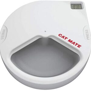 Cat Mate C300 Automatic 3 Meal Pet Feeder with Digital Timer for Cats and Small Dogs