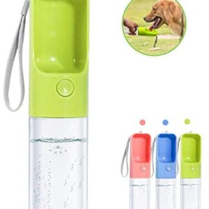 Sofunii Dog Water Bottle for Walking, Portable Pet Travel Water Drink Cup Mug Dish Bowl Dispenser, Made of Food-Grade Material Leak Proof & BPA Free - 15oz Capacity