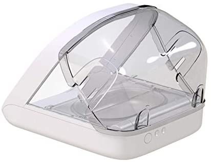 Certain Petcare – SureFeed Feeder Rear Cowl – Solely Wanted to Assist Guarantee Persistent Pets Cannot Entry Meals from The Rear of The Microchip Pet Feeder Whereas The lid is Open.