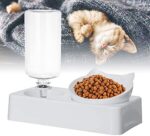 RRRYN Pet Provides, Pet Good Feed Automated Water Dispenser Plastic Pet Bowl 500ml Appropriate All Sorts of Pet Merchandise
