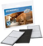 PetSafe Drinkwell Carbon Alternative Filter, Canine and Cat Water Fountain Filters, 3 Pack