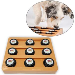 OurPets Waffle & Sushi Interactive Puzzle Game Dog Toys & Cat Toys (Dog Puzzle Dog Toy-Great Alternative to Snuffle Mat for Dogs & Slow Feeder Dog Bowls) Dog Puzzle, Cat Puzzle & Interactive Dog Toys