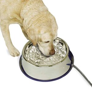 K&H PET PRODUCTS K&H Manufacturing Thermal-Bowl Stainless Steel