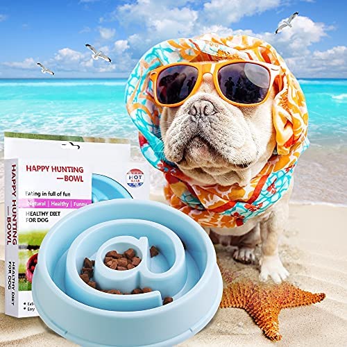 Canine Sluggish Feeder Bowl – Enjoyable Feeder Solw Bowl – Anti-Gulping Pet Slower Meals Feeding Dishes – Interactive Bloat Cease Canine Bowls -Wholesome Sluggish Meals Bowl – Canine Bowl for Giant Medium Small Canines