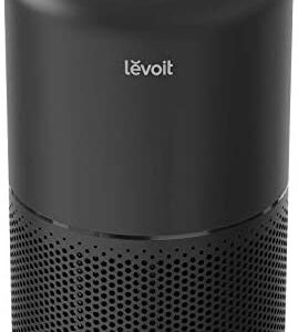 LEVOIT Air Purifier for Home Allergies and Pets Hair Smokers in Bedroom, H13 True HEPA Filter, 24db Filtration System Cleaner Odor Eliminators, Remove 99.97% Dust Smoke Mold Pollen, Core 300, Black