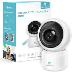 heimvision 1080P Security Camera, HM203 UG WiFi Home Indoor Camera with Smart Night Vision/2 Way Audio/Motion Detection, Wireless IP Dog Camera for Baby/Pet/Nanny Monitor, Cloud/MicroSD Support