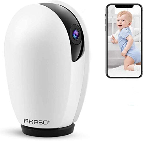 AKASO WiFi Digital camera Pet Digital camera, Dwelling Safety Digital camera Work with Alexa, Google Dwelling and Fireplace TV, Indoor Surveillance Canine Digital camera, Child Monitor, 2-Approach Audio, Distant Entry, Movement Detect, Cloud Storage
