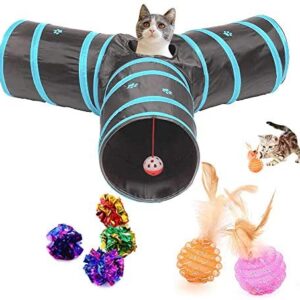 YBEL 27pcs cat Toys-Kitten Interactive Pet Toys, Chew Toys for Cat, Fake Mice, Wand Fun Ball for Kitten Kitty Rabbit Small Animal