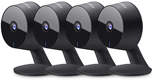LaView Safety Cameras 4pc,Residence Safety Digicam Indoor 1080P,WiFi Cameras for Pet, Movement Detection, Two-Method Audio, Night time Imaginative and prescient, Works with Alexa & Google Assistant, iOS & Android & Internet Entry