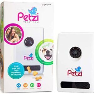 Petzi Treat Cam: Wi-Fi Pet Camera & Treat Dispenser, Enabled with Amazon Dash Replenishment