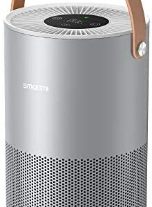 smartmi Small P1 with Handle for Home, Works with HomeKit Alexa, Portable HEPA H13 for Bedroom Small Room, Quiet, Dual Sensor Sensor