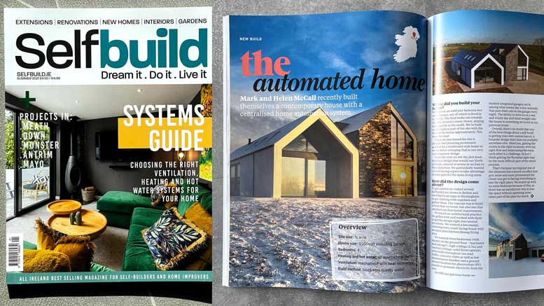 Automated Residence 2.0 – #41 Featured in Selfbuild Journal – Automated Residence