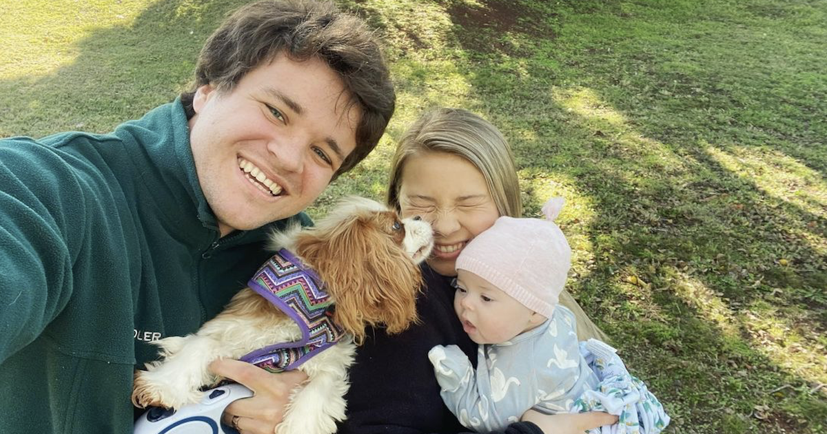 Bindi Irwin’s Child And Canine Named Piggy Are Lovable Cuddle Buddies
