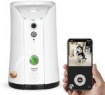 SKYMEE Canine Digicam Deal with Dispenser, WiFi Distant Pet Digicam with Two-Method Audio and Night time Imaginative and prescient, Suitable with Alexa