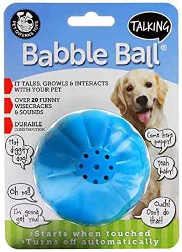 Pet Qwerks Speaking Babble Ball Interactive Chew Toy for Giant Canine