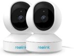 Cameras for Dwelling Safety, REOLINK 4MP HD Plug-in Safety Digital camera Indoor Wi-fi, Twin-Band Nanny Cam/Pet Digital camera, Dwelling Cameras with App for Cellphone, Movement Alert, Night time Imaginative and prescient, E1 Professional(2 Pack)