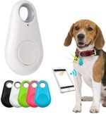 Pet Good GPS Tracker Mini Anti-Misplaced Waterproof Bluetooth Locator Tracer for Pet Canine Cat Youngsters Automobile Pockets Key Collar Equipment (White)