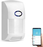 Sensible Movement Sensor, WiFi Wi-fi Safety Alarm,with Free Notification Tuya APP Management Residence Safety PIR Movement Detector, Appropriate with Alexa, Siri