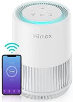 HIMOX Air Air purifier for Dwelling Bed room, Good WiFi Alexa Google Dwelling Management HEPA Air Filter, 20dB Quiet Air Filter Take away 99.99% Virus Micro organism, Air Cleaners for Allergy Smoke Odor, Ozone Free