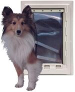 Superb Pet Merchandise Designer Sequence Ruff-Climate Pet Door with Telescoping Body, Select from Door Entry or Wall Entry